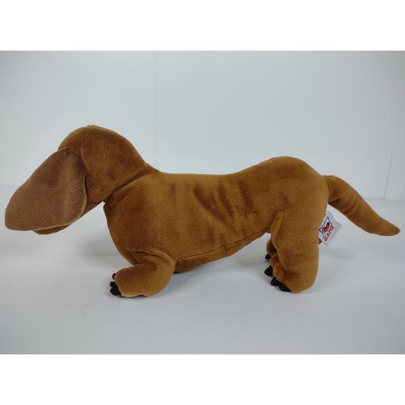 Webkinz Cinnamon Dachshund Plush Ganz Hotdog Weenie Dog Stuffed Animal #HM421 - Picture 4 of 12